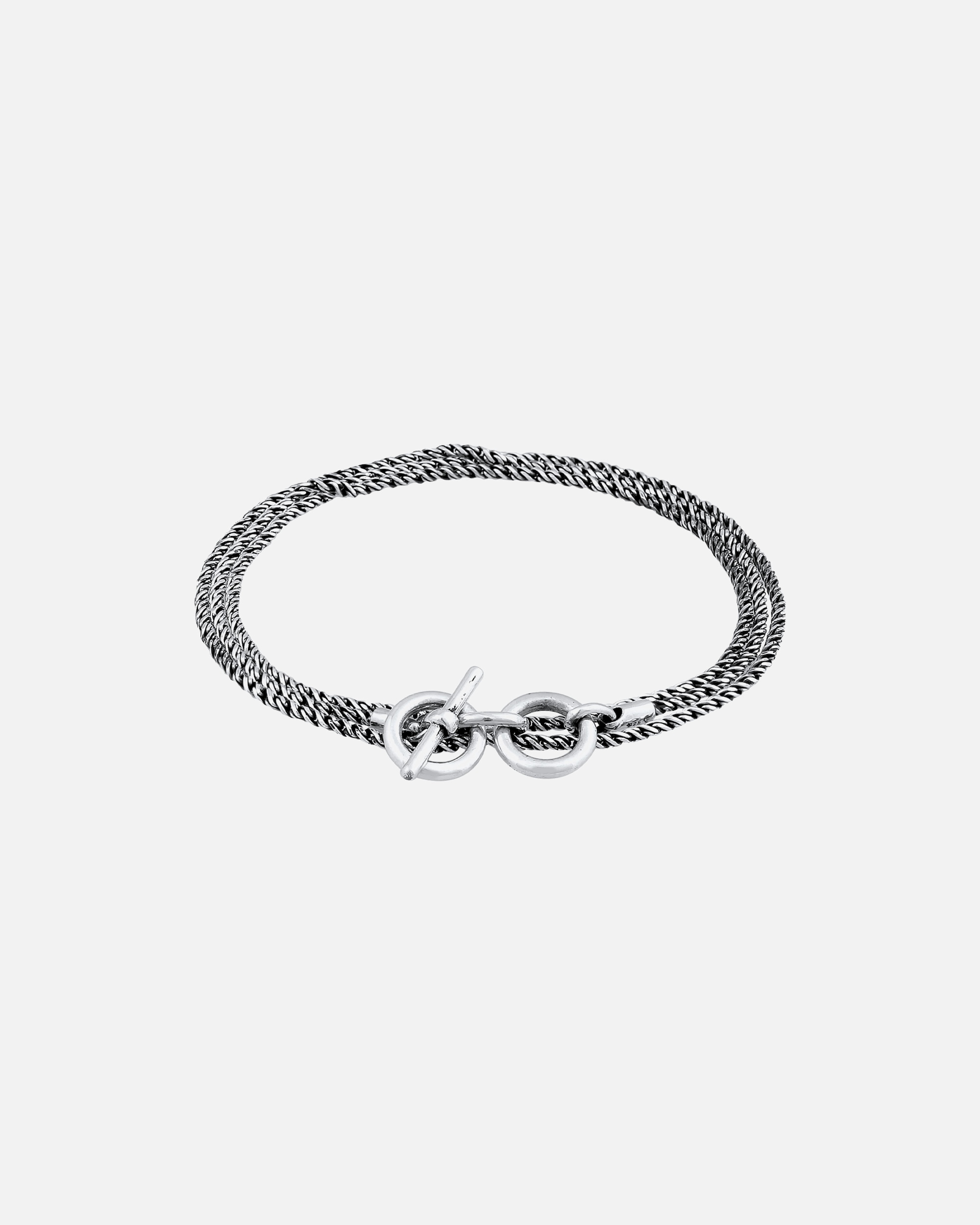 KUZZOI Collier en argent sterling 925 pour hommes, avec cordon en os en T, solide et oxydé.