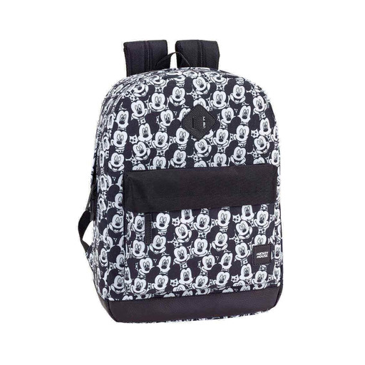  Mochila Escolar Infantil Oficial Mickey Mouse da Safta, 320x140x430mm