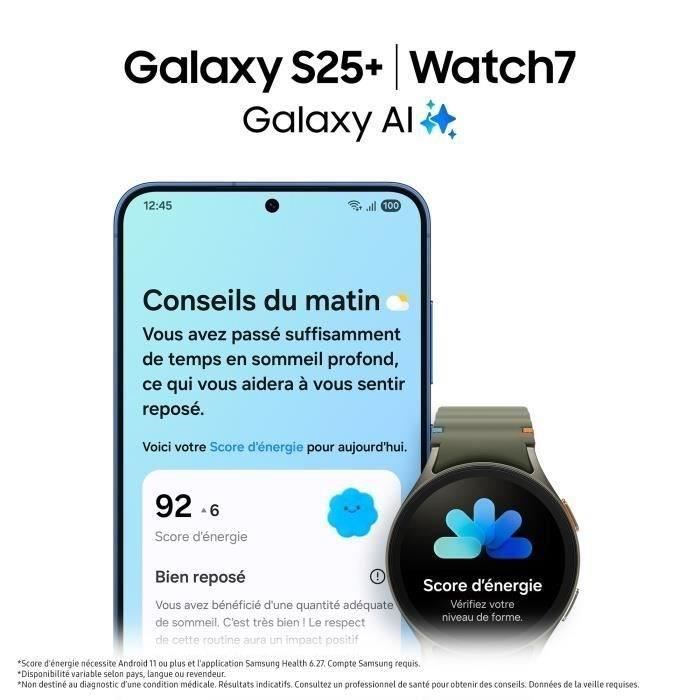 SAMSUNG Galaxy S25 Plus AI Smartphone 256 Go Gris