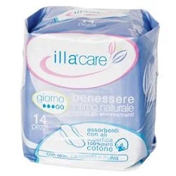Absorventes higiênicos ILLA Illa Care, pacote com 14 unidades