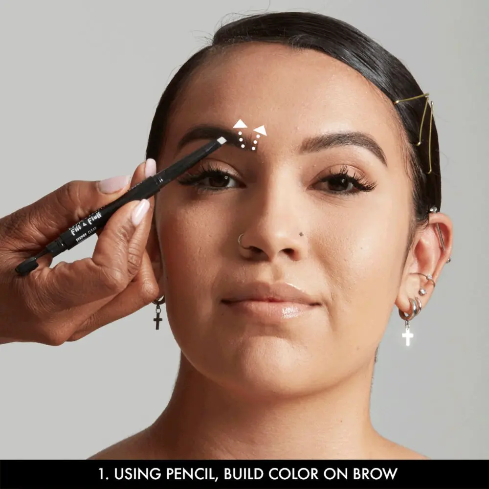 NYX Fill & Fluff Kredka do brwi Clear