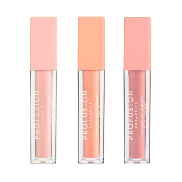 Profusion Cosmetics Lip Trio High Shine Lipgloss - Nude