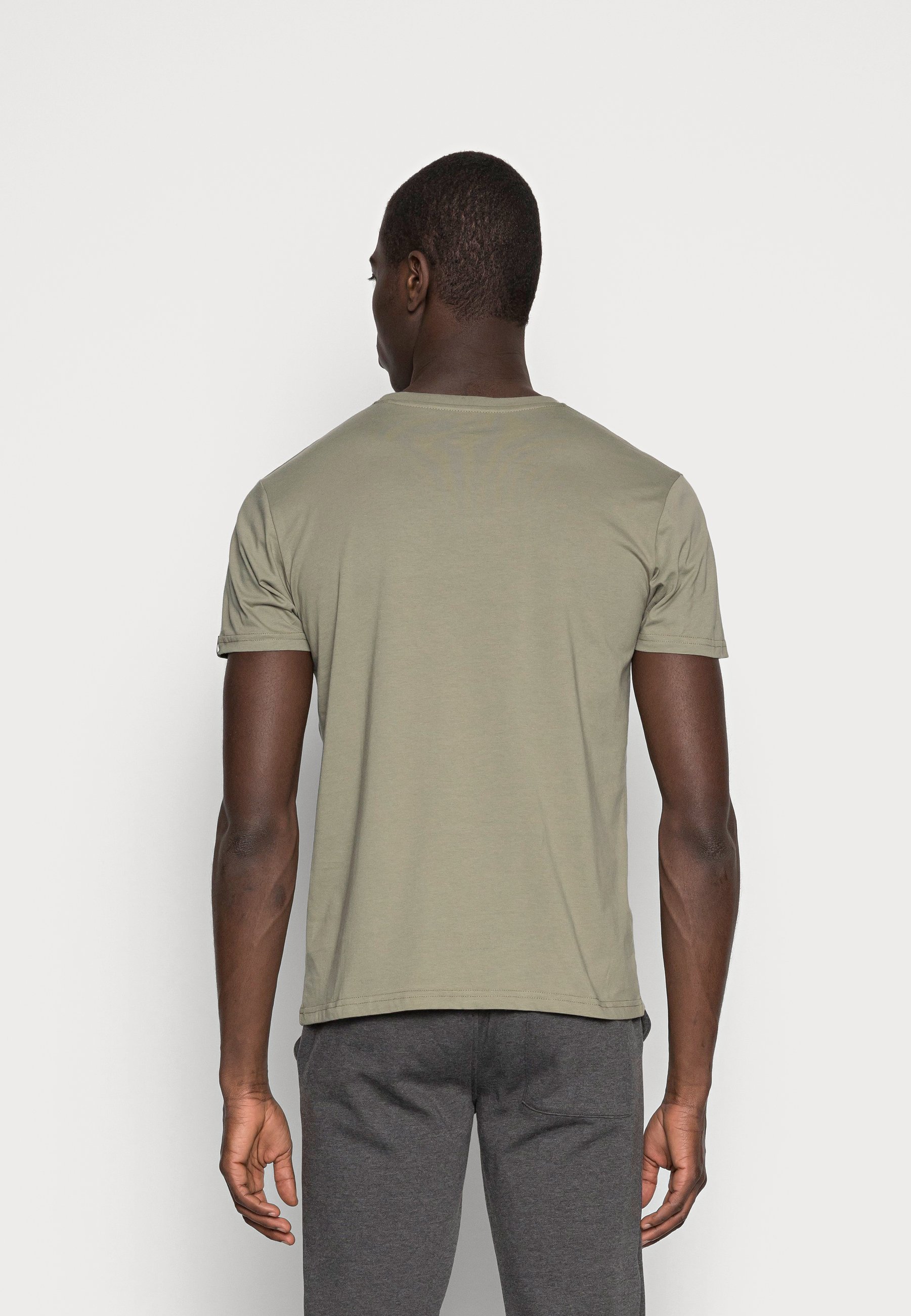 Alpha Industries T-shirt met print - olijfgroen