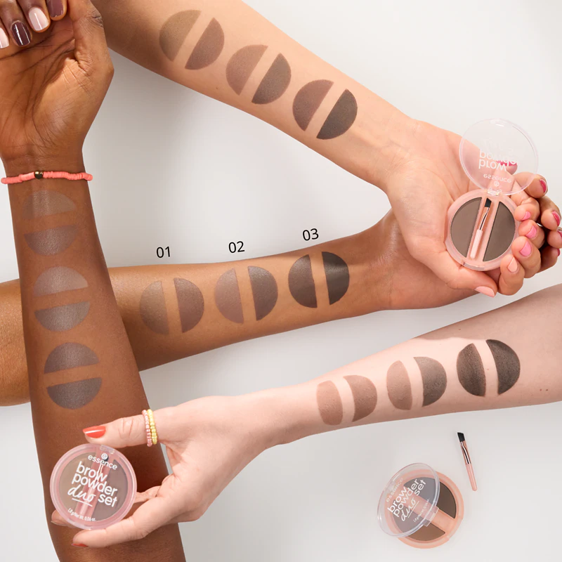 essence Augenbrauenpuder Duo Augenbrauen-Set