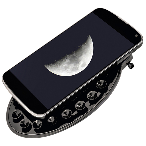Support de téléphone portable Bresser pour télescopes avec oculaire de 1,25 pouce