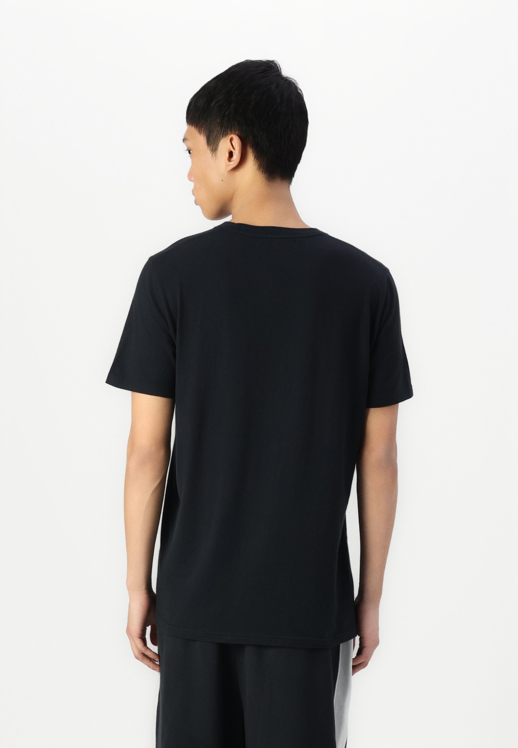 Hollister Co. Icon Crew T-shirt 3-pack - Basic T-shirt - wit/zwart/grijs