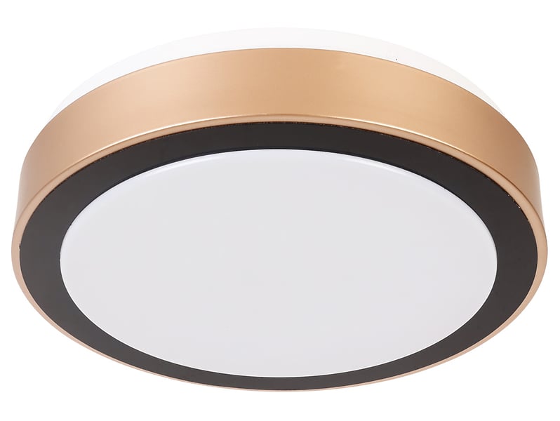 Plafon Momax Rondo LED metalowy złoty