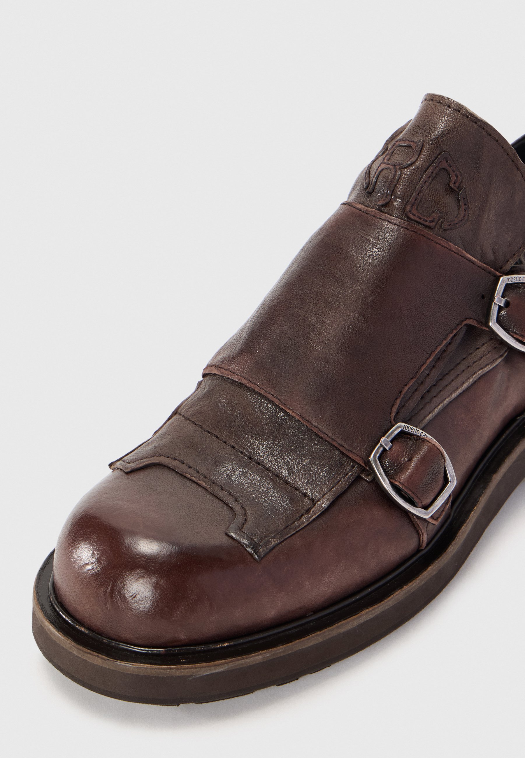 Roberto Cavalli REX - Nazúvacie topánky - hnedé