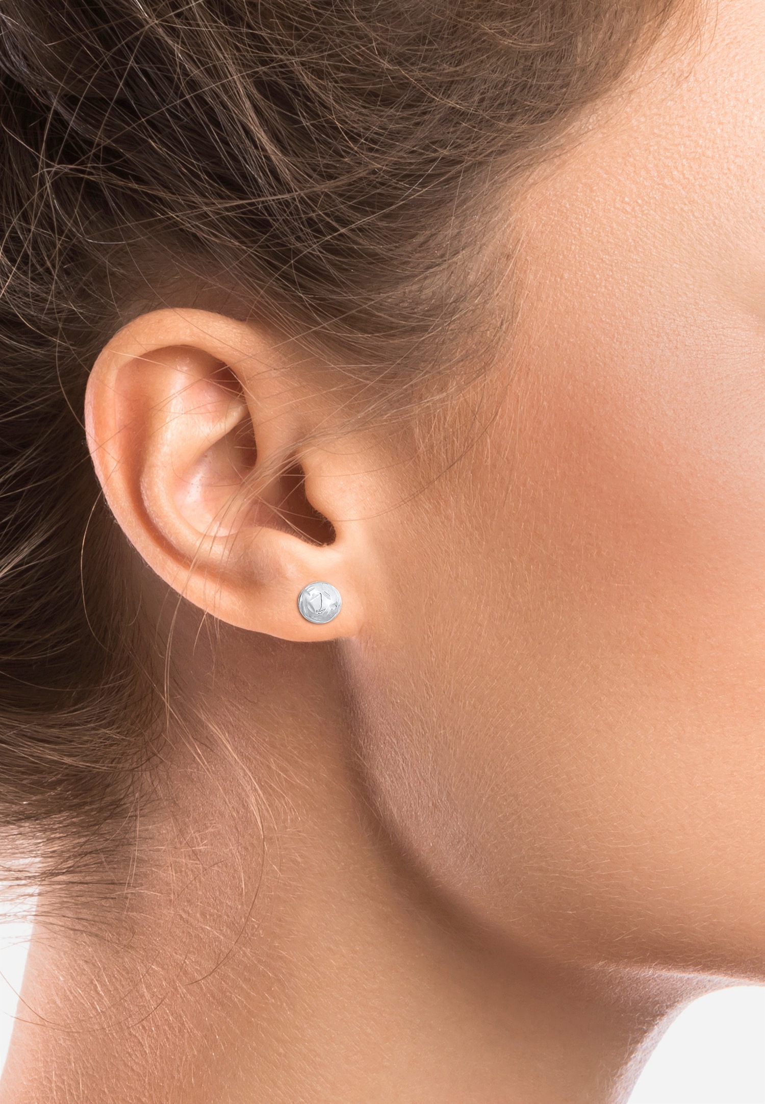 Elli Balle Trend Asymétrique Boucles d'Oreilles Femme - Argent (925/1000)