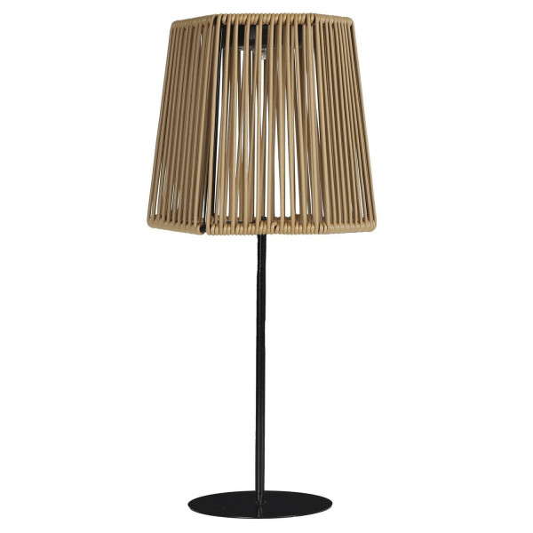 LAMPA STOŁOWA Merrill beżowa SOLARNA z czujnikiem zmierzchu