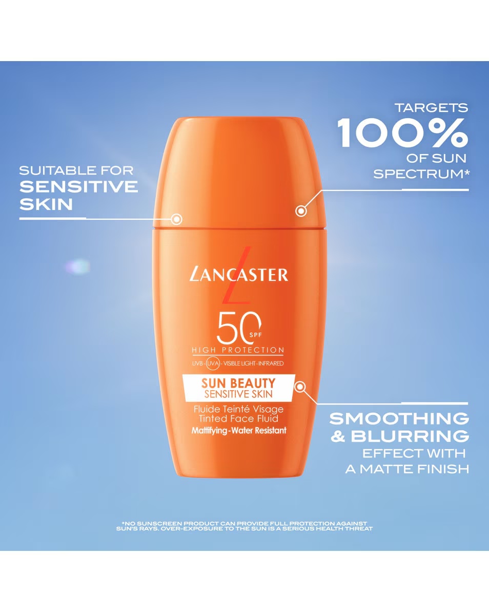 LANCASTER Sun Beauty Sensitive Skin Χρώμα Προσώπου με Χρώμα SPF50