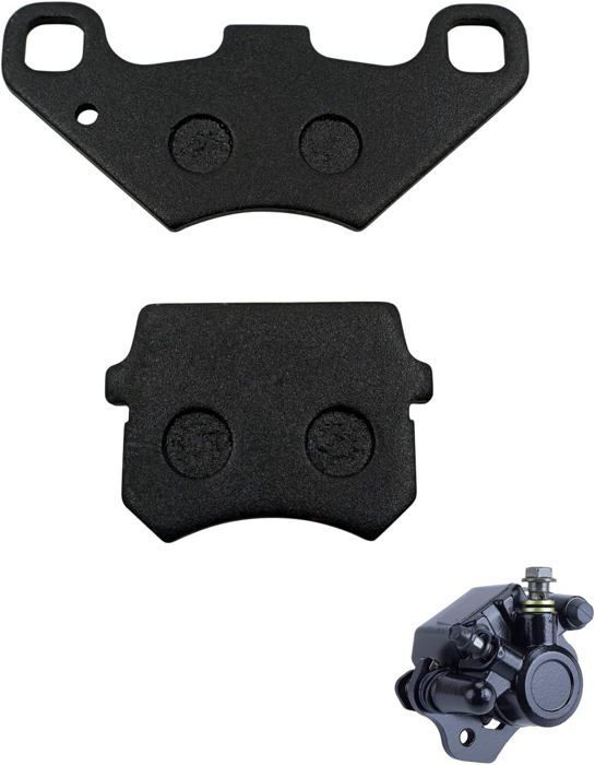 Pastillas de freno de disco para motocicleta, repuestos y accesorios, aptos para motocicletas todoterreno de cuatro ruedas de 50 cc y 70 cc.