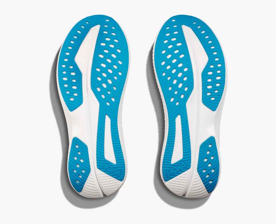 HOKA Mach 6 Blanco / Nube Nimbus