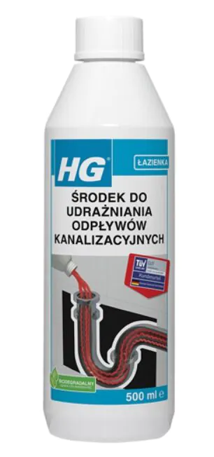 HG Środek do udrażniania odpływów kanalizacyjnych 500 ml