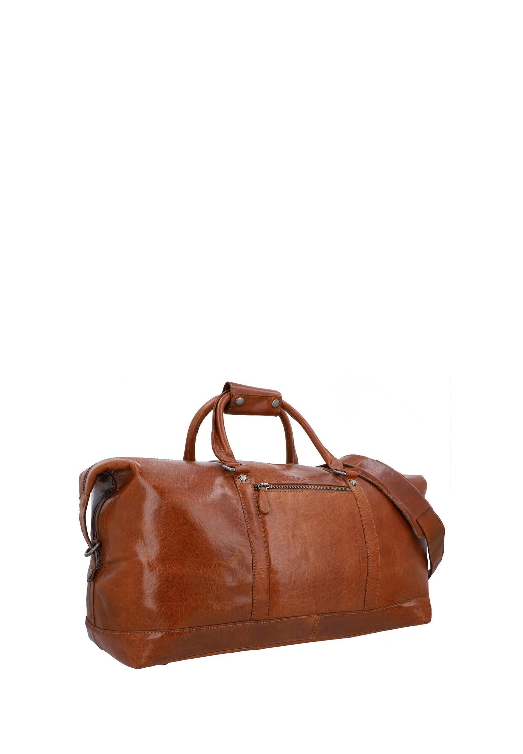 Gusti Leather RUBEN - Viikonloppulaukku - hunajanruskea