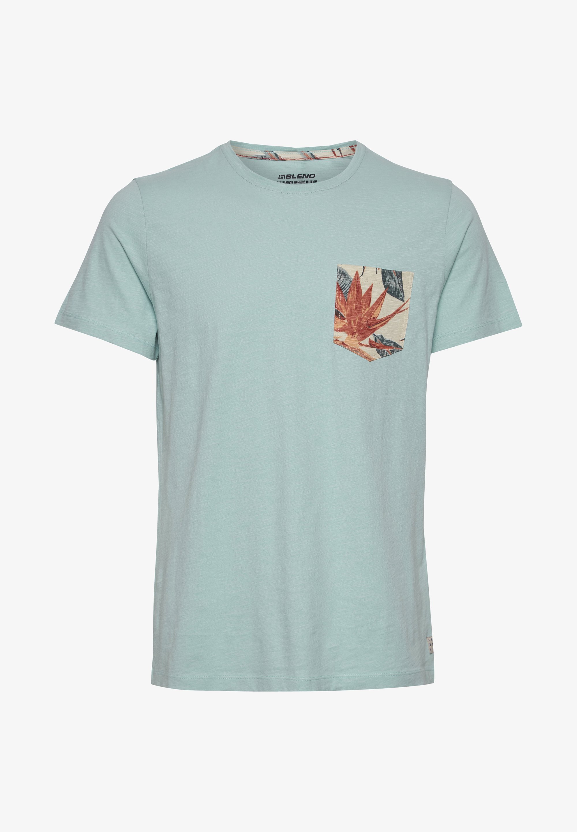 Blend BHTROP - T-shirt met print - kanaalblauw