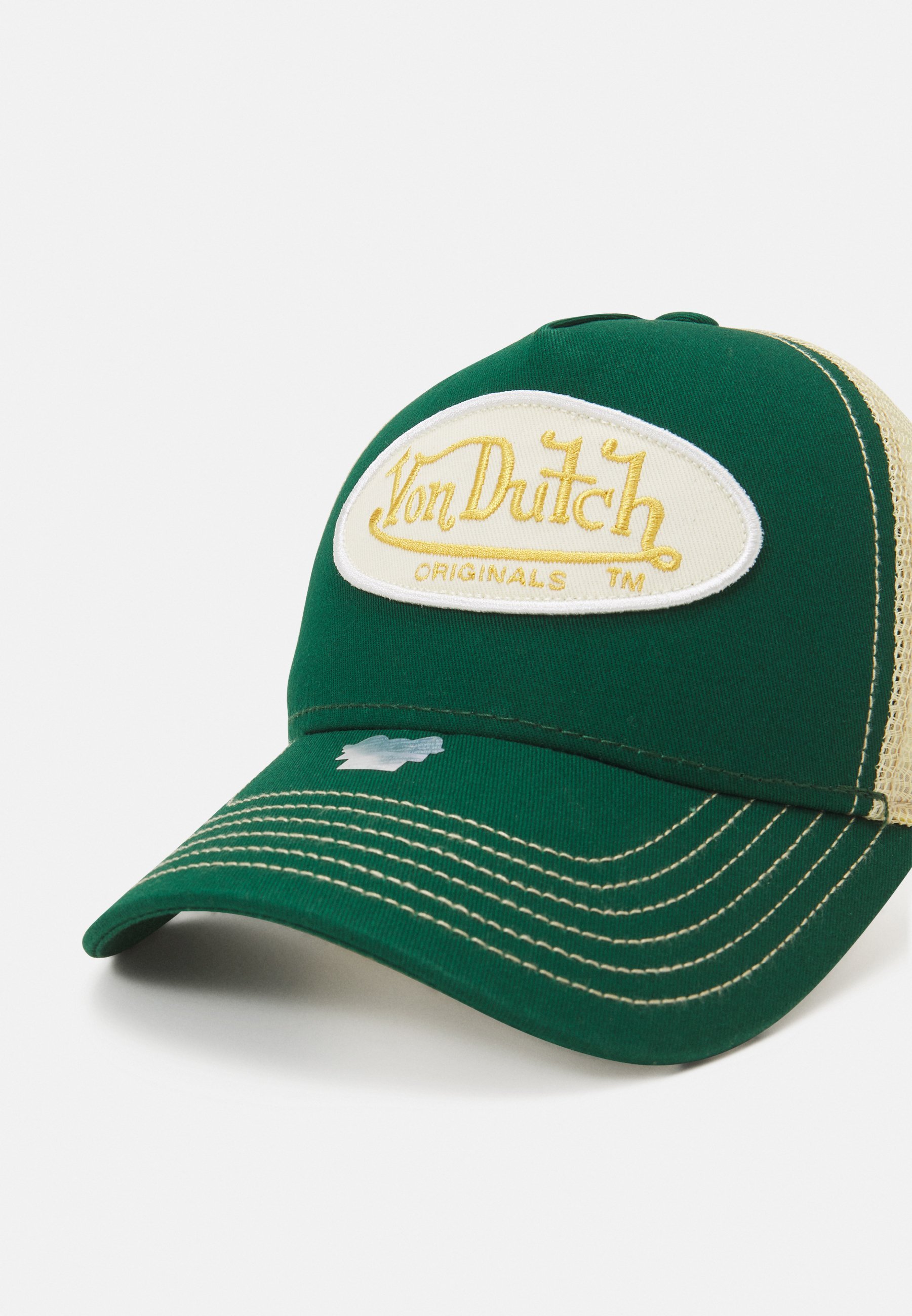 Casquette unisexe Von Dutch TRUCKER BOSTON - verte/beige