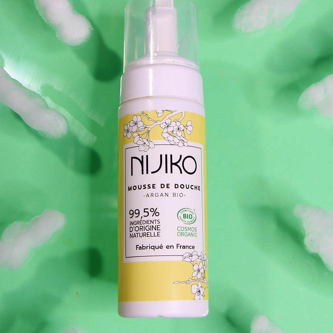 NIJIKO Mousse de Douche Bio à l'Argan