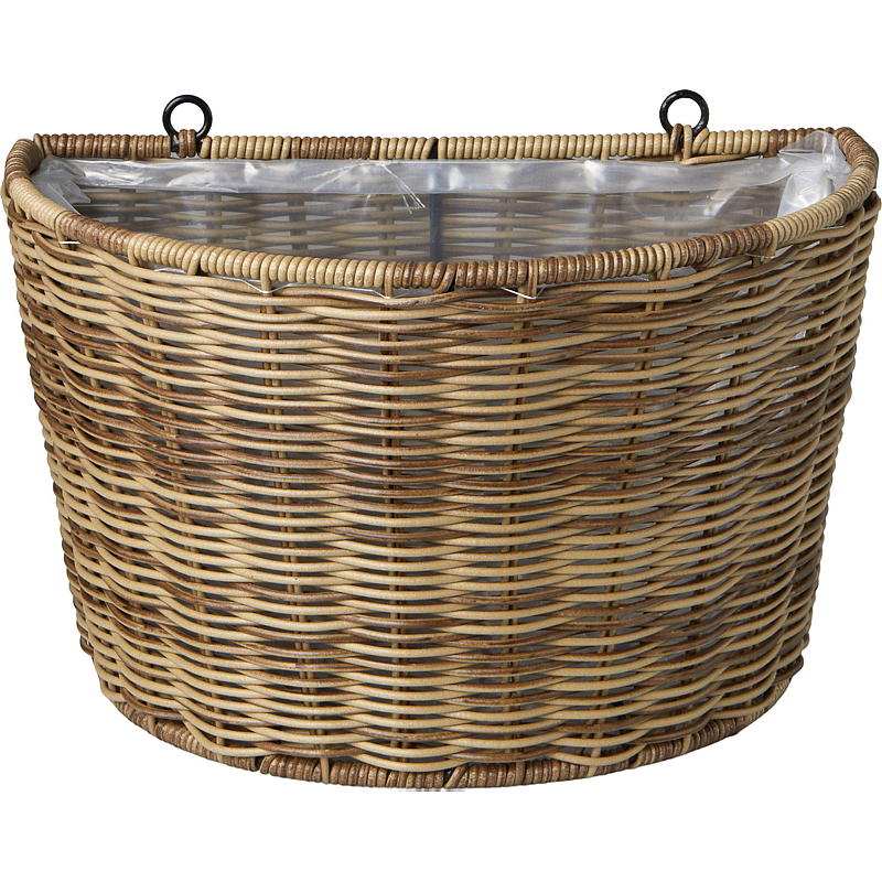 Hjem Vægpotte 30x18 cm, brun, Hageby
