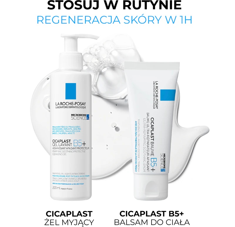 „La Roche-Posay Cicaplast Lavant B5“ raminamasis ir valomasis putojantis gelis
