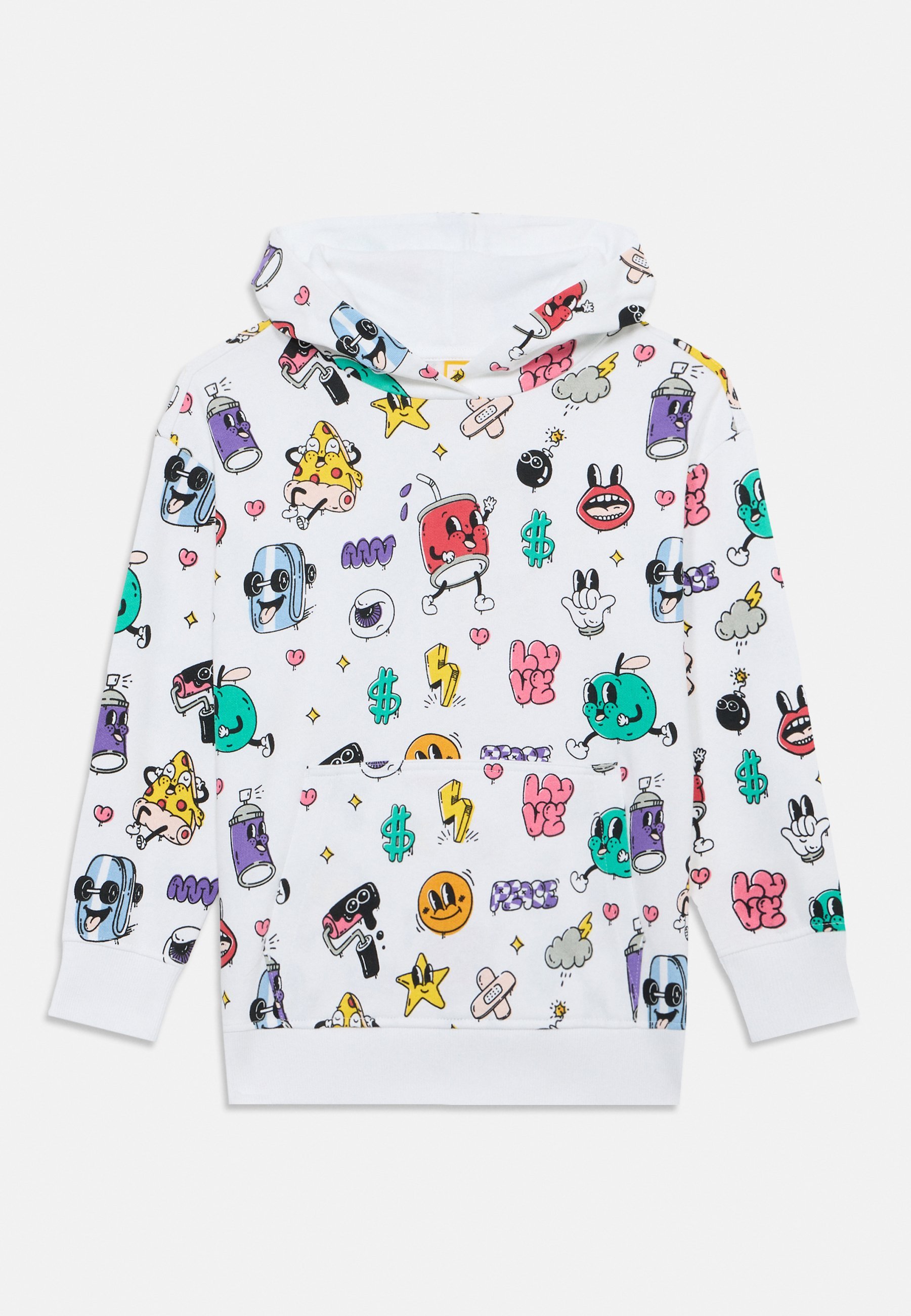 Friboo UNISEX - Sweatshirt - wit/multicolor