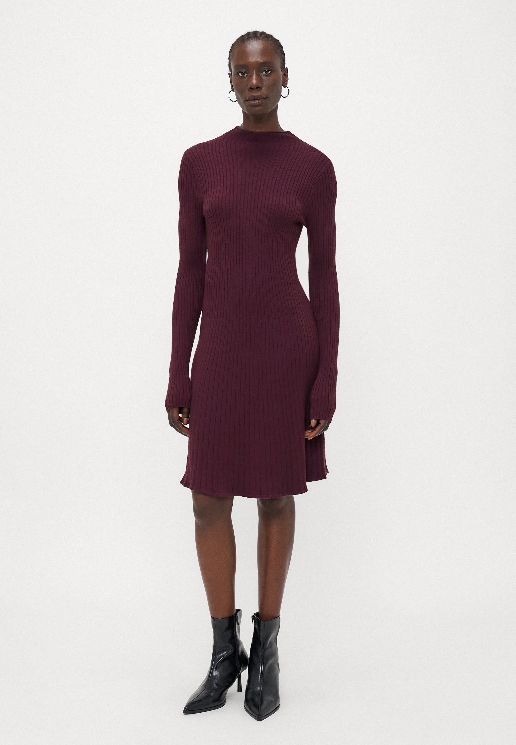 Vero Moda Tall VMNANCY SKATER DRESS - Jumperjurk - wijnproeverij