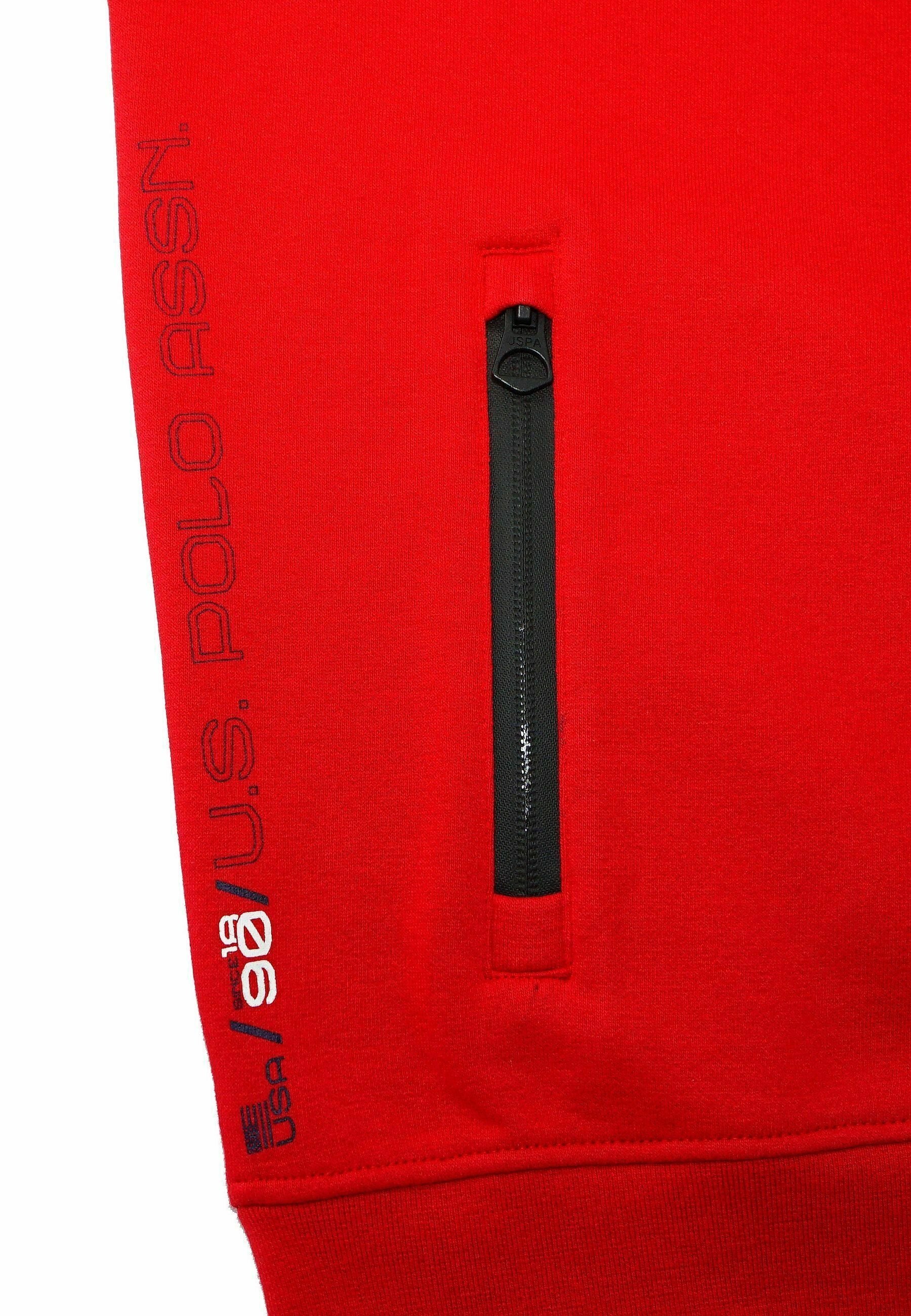 Tréningová bunda US Polo Assn. - červená