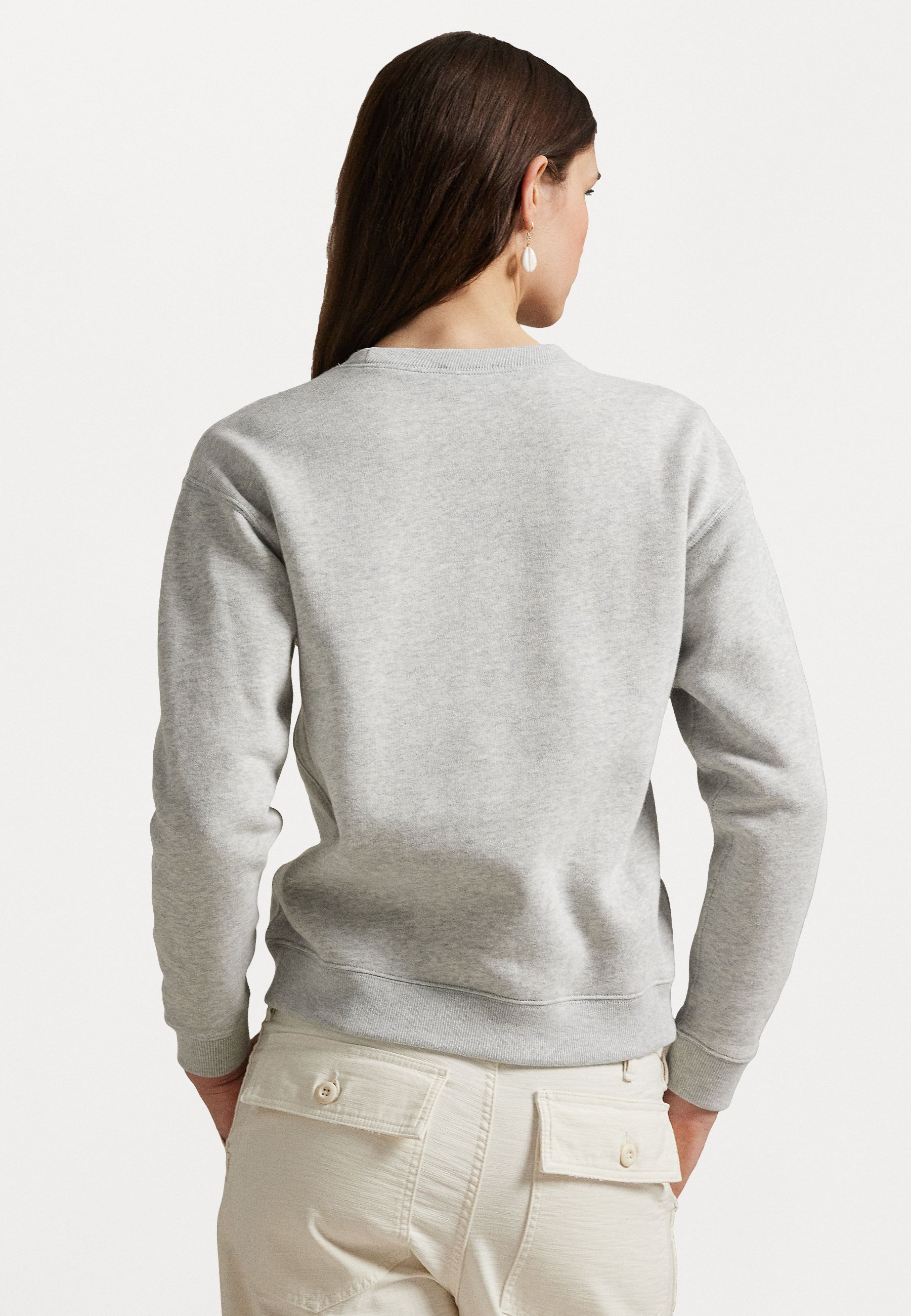 Polo Ralph Lauren POLO BEAR FLEECE CREWNECK - Moletom - cinza claro mesclado