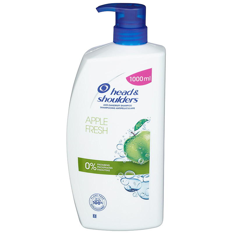Shampoo H&S con dosatore da 1 l Mela fresca
