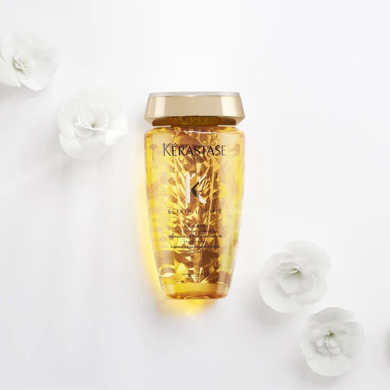 Kérastase Elixir Ultime Le Bain shampoo voor dof en vermoeid haar.