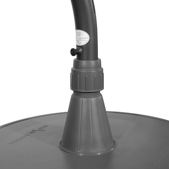 Umbrelă de soare cantilever Easy Sun, inclusiv bază, antracit