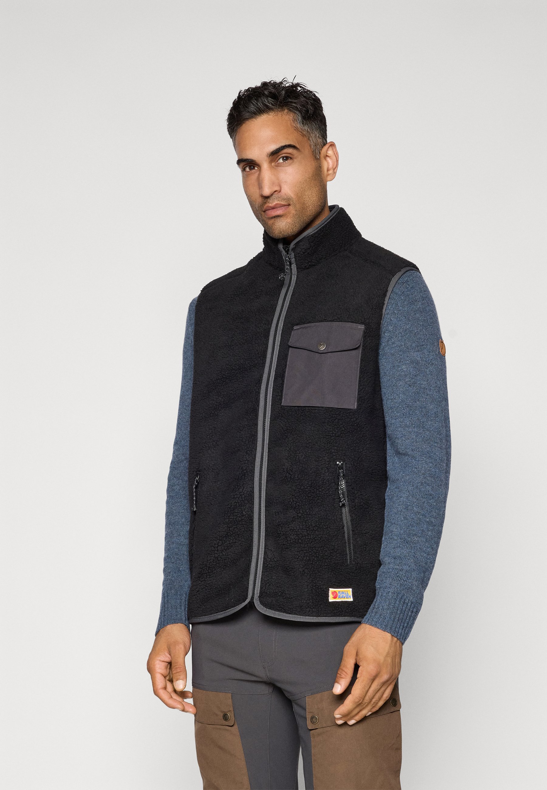 Fjällräven VARDAG VEST - Gilet - zwart/donkergrijs