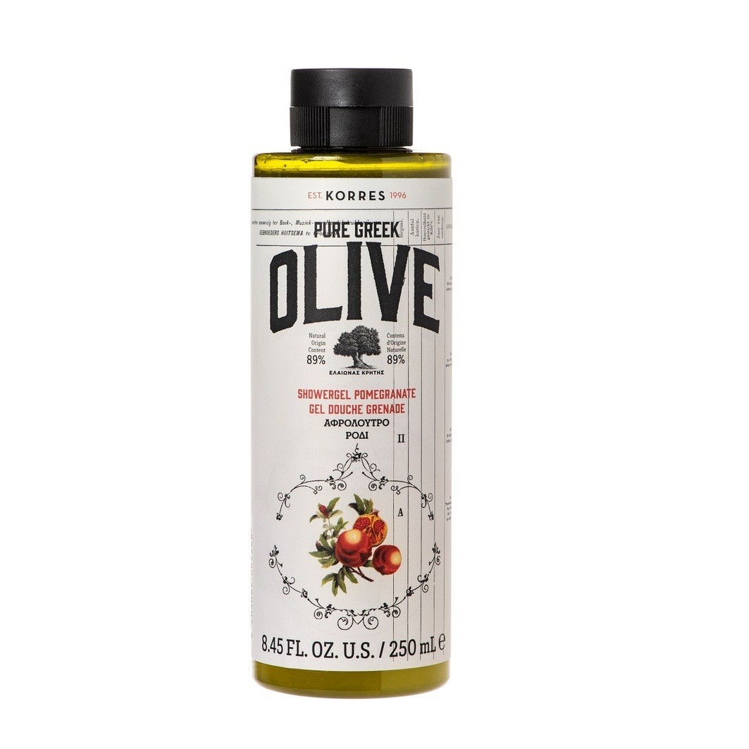 Sprchový gél Korres Oliva a granátové jablko - 250 ml