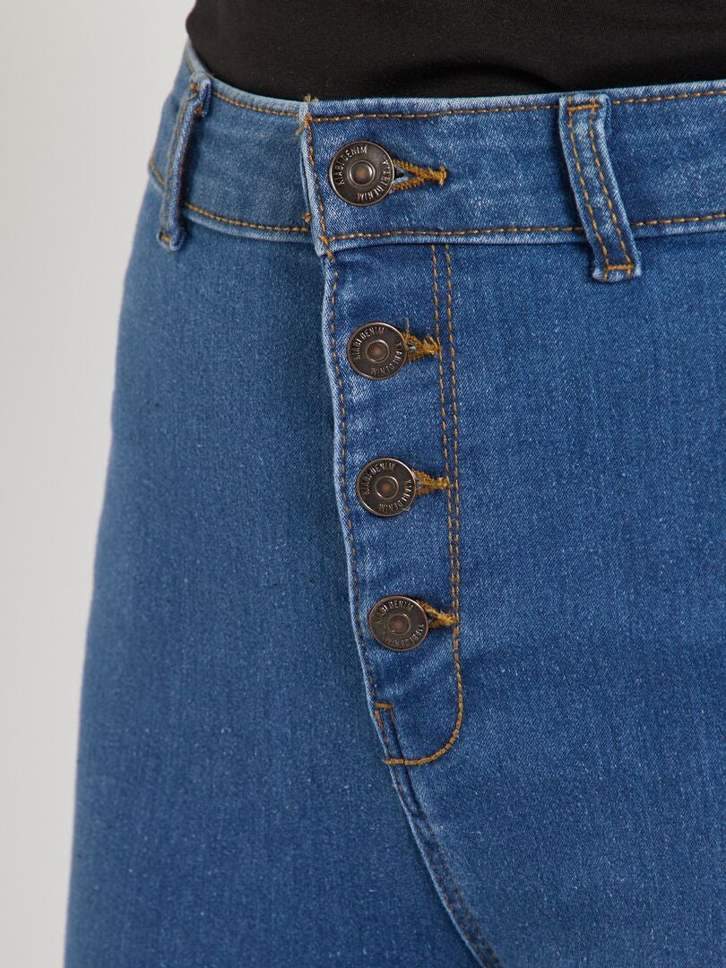 Pantalones vaqueros ajustados con efecto moldeador - AZUL