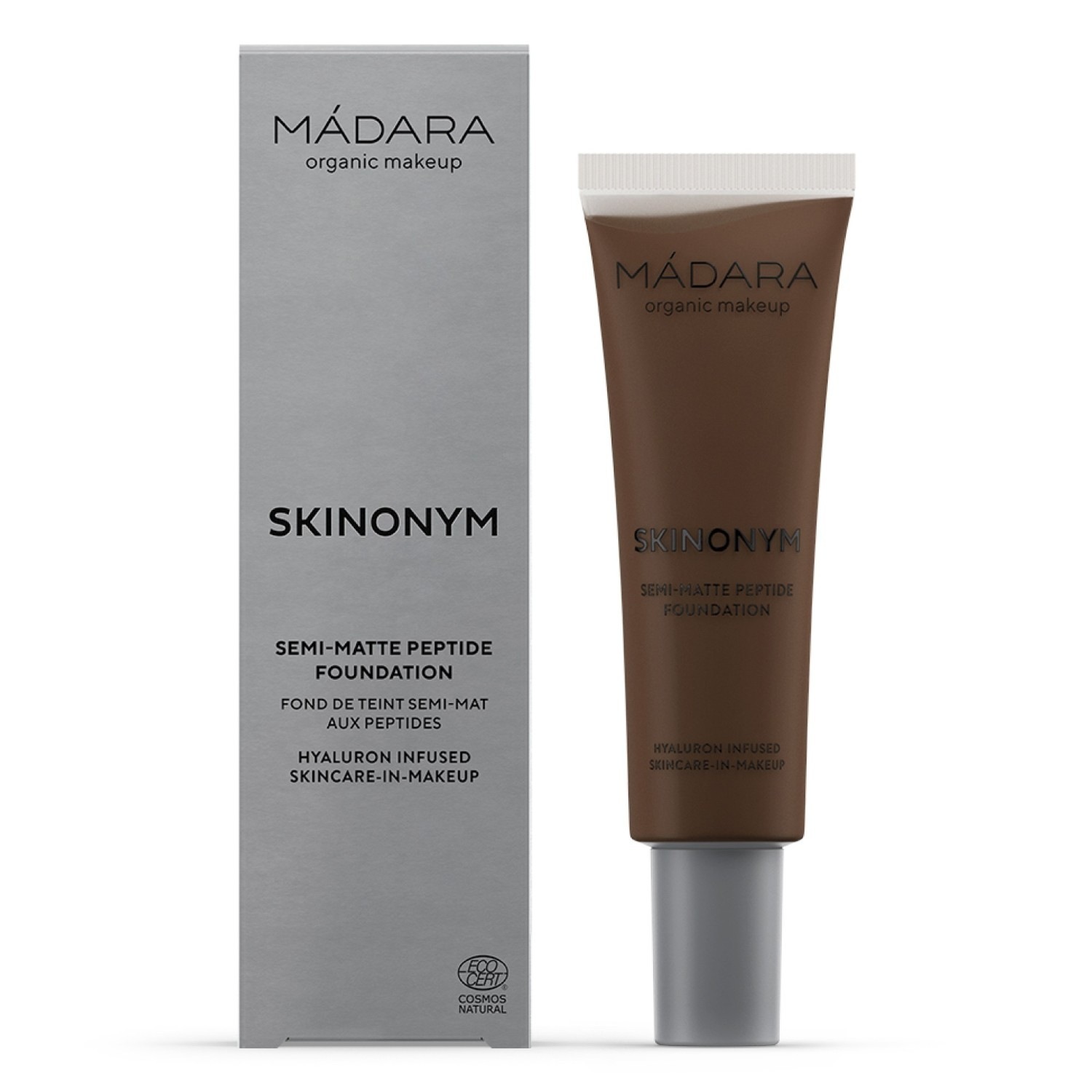 MÁDARA Foundation SKINONYM Semi-Matte Peptide Foundation, č. 15 HOURS - 30 ml