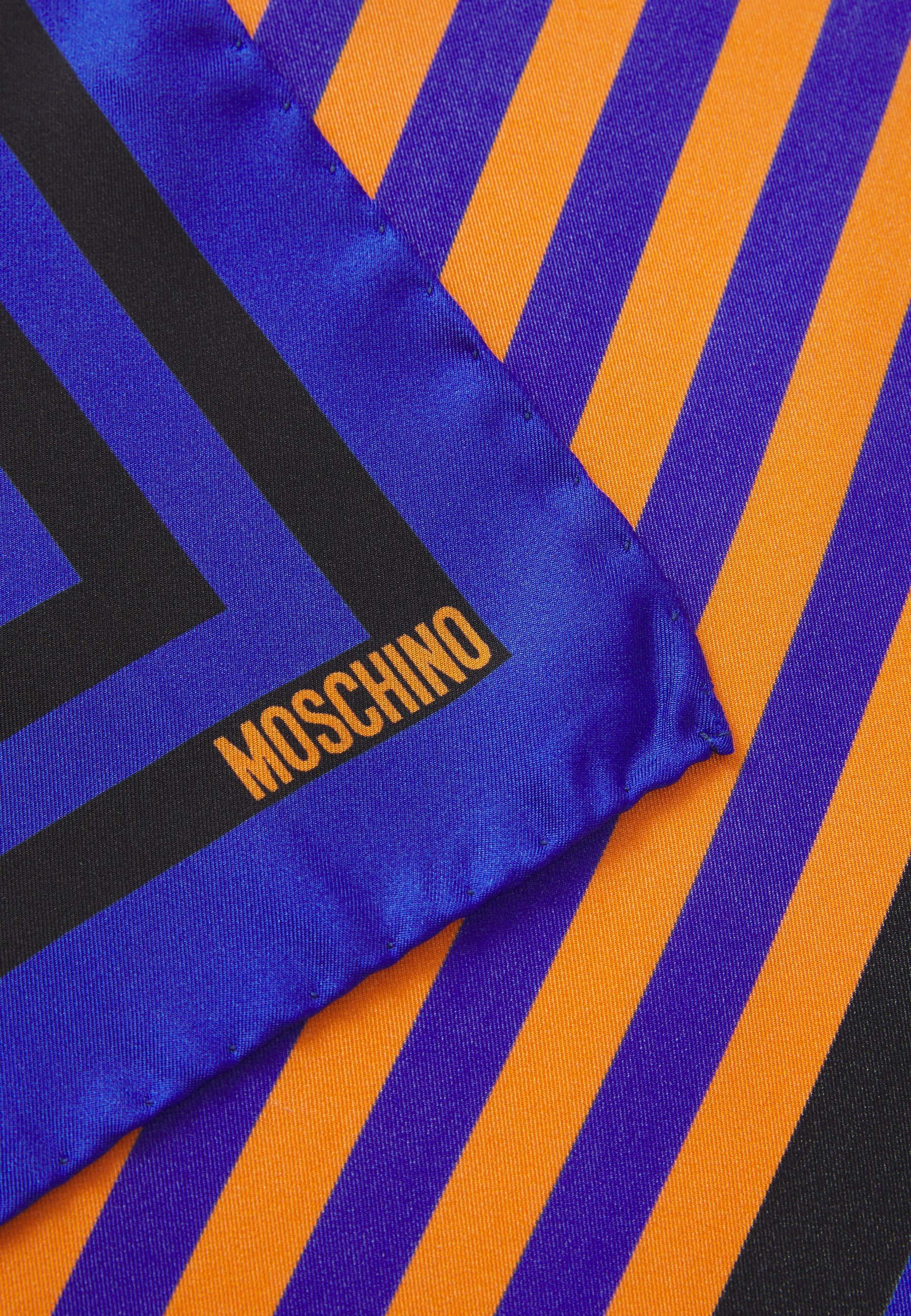 MOSCHINO ZOMERSJAAL 68X68 UNISEX - Foulard - blauw