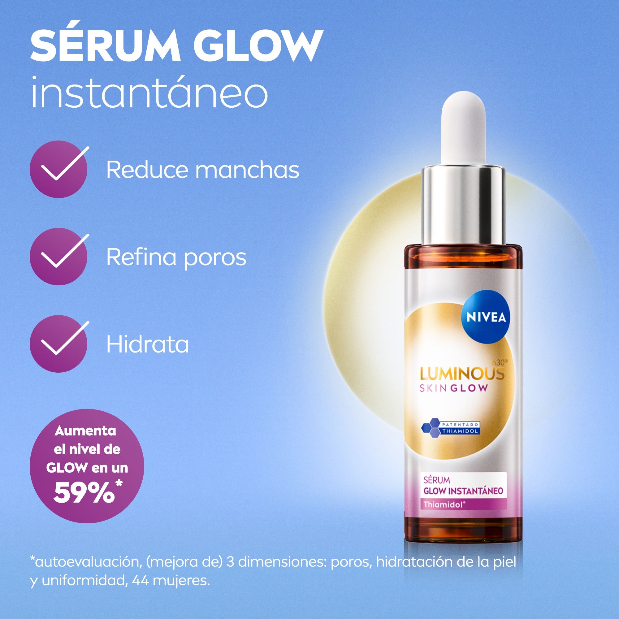 Luminous630 tūlītējas mirdzuma serums