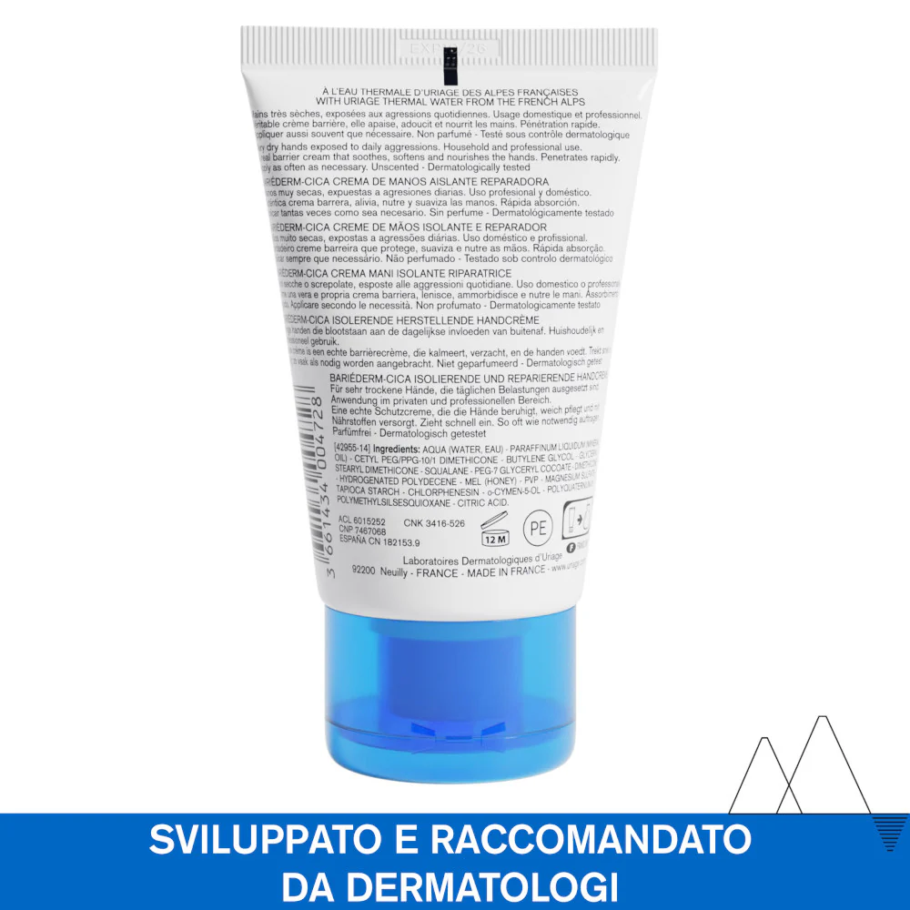 BARIÉDERM Crema mani isolante riparatrice - Trattamento Mani