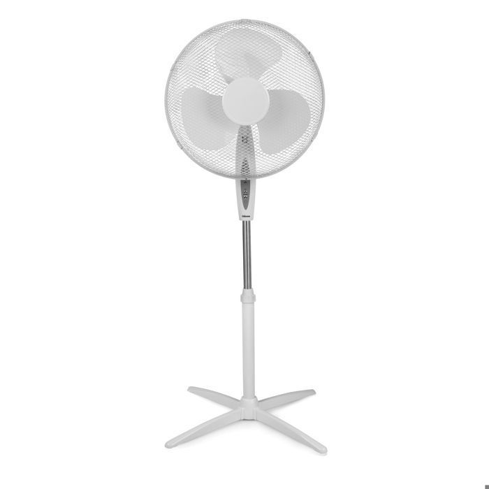 Ventilateur sur pied Tristar VE-5898 - Ø 40 cm - Télécommande-minuterie - Blanc