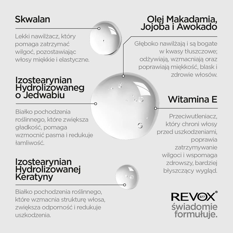 Revox B77 PLEX Óleo Capilar Molecular para fortalecer cabelos danificados