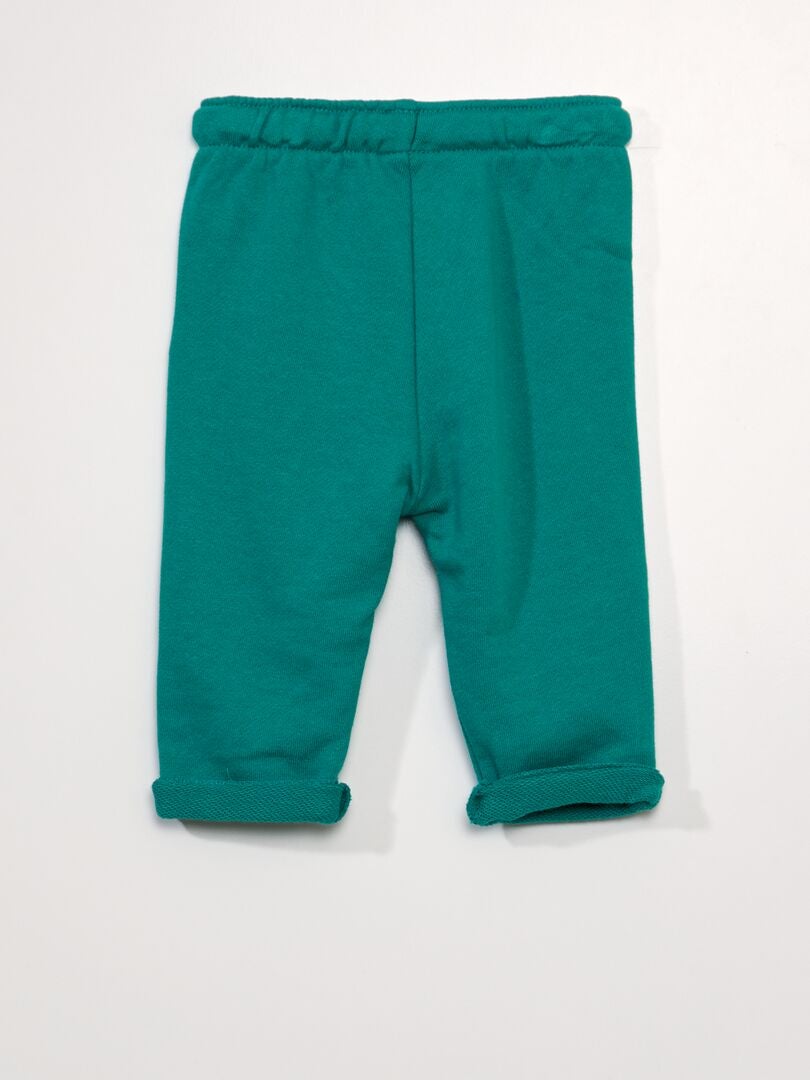 French Terry joggingbroek - GROEN