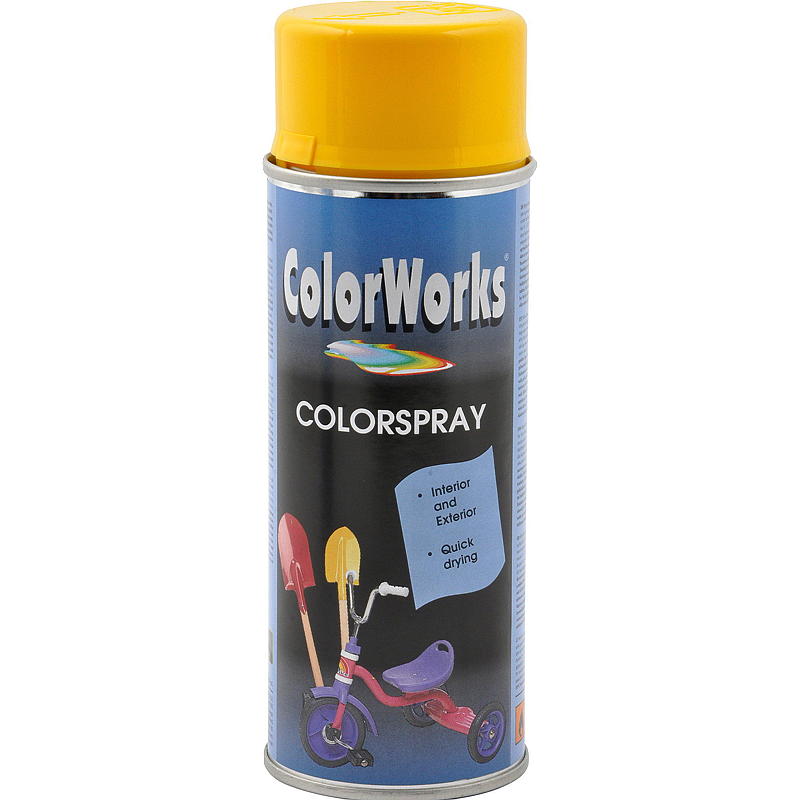 ColorWorks Sprayfärg 400ml Gul RAL1021 Colorworks