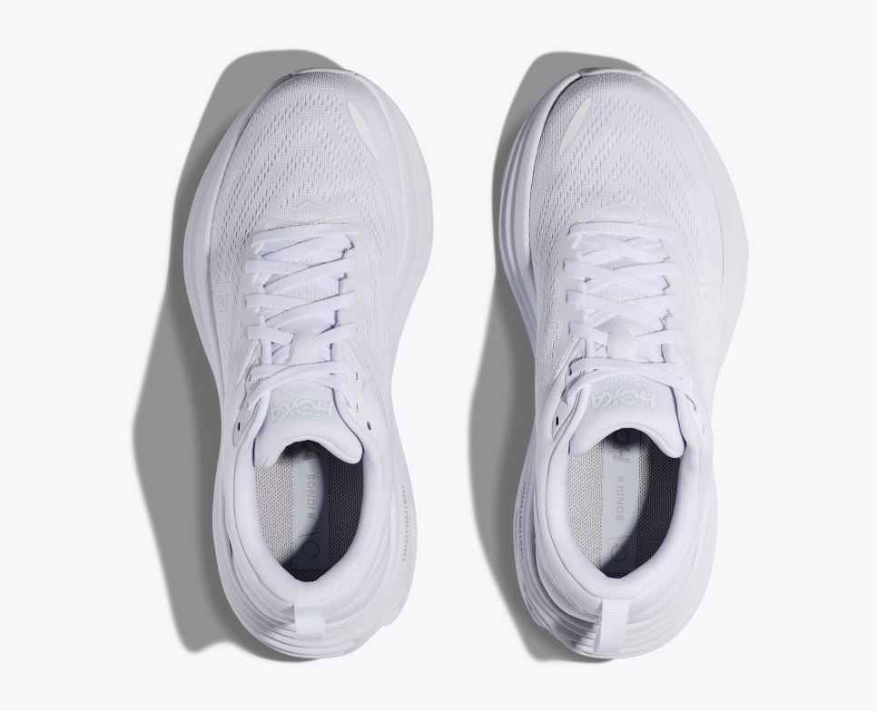 HOKA Bondi 8 Wit/Wit