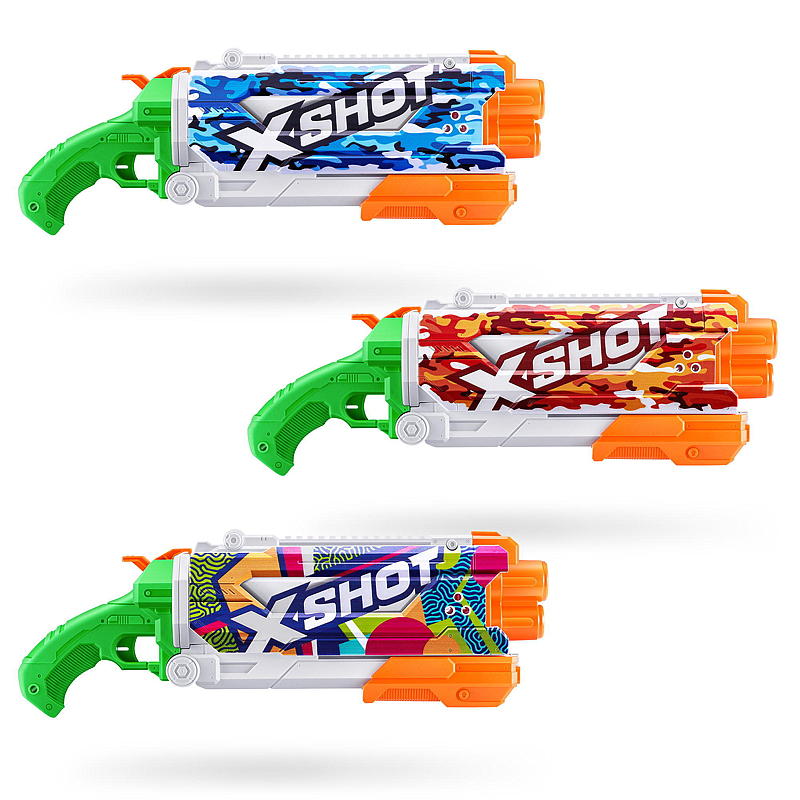 Pistola ad acqua X-Shot con funzione di pompaggio e riempimento rapido