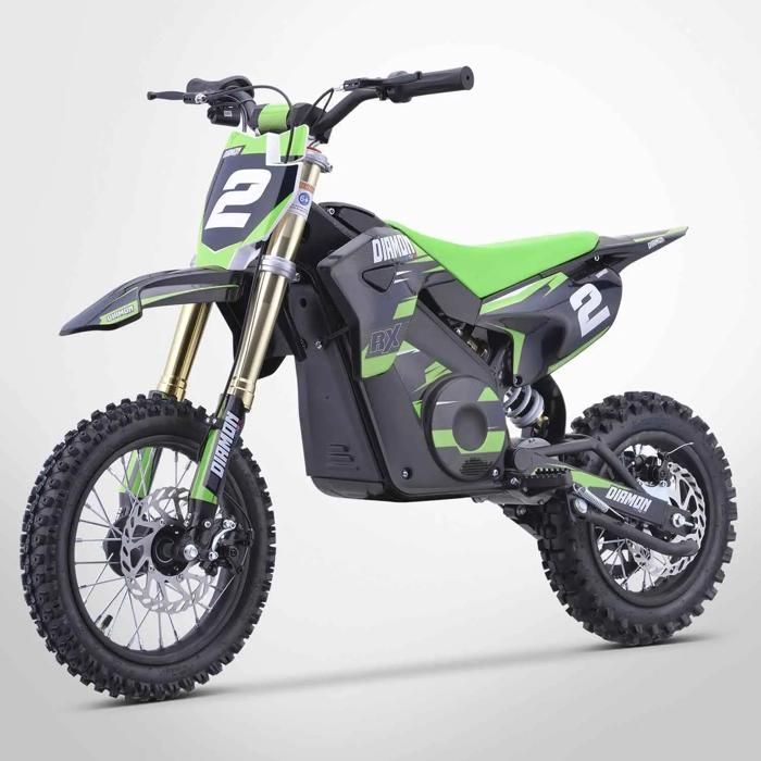 Moto Enfant Électrique 1000W / Moto Cross Enfant ORION 1000W / Édition 2025 / Vert