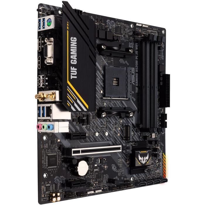 Scheda madre - ASUS - TUF GAMING A520M-PLUS WIFI - AMD A520 - Socket micro ATX AM4