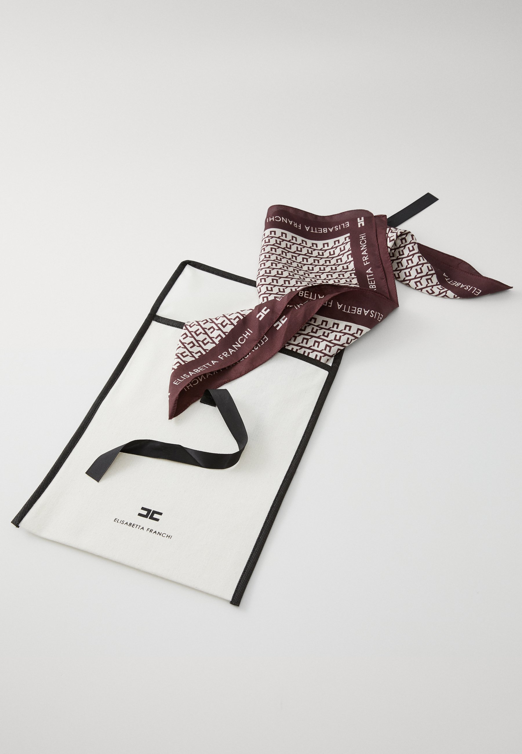Elisabetta Franchi FOULARD FEMININO - Foulard - merlot/leite
