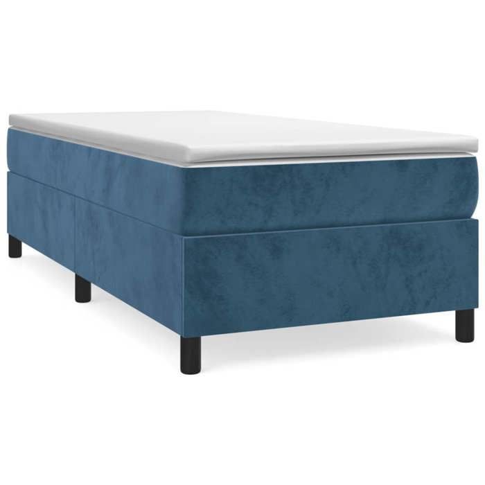 Struttura letto con materasso - Maison Exclusive - Morbido velluto - 90x200 cm - Massimo relax