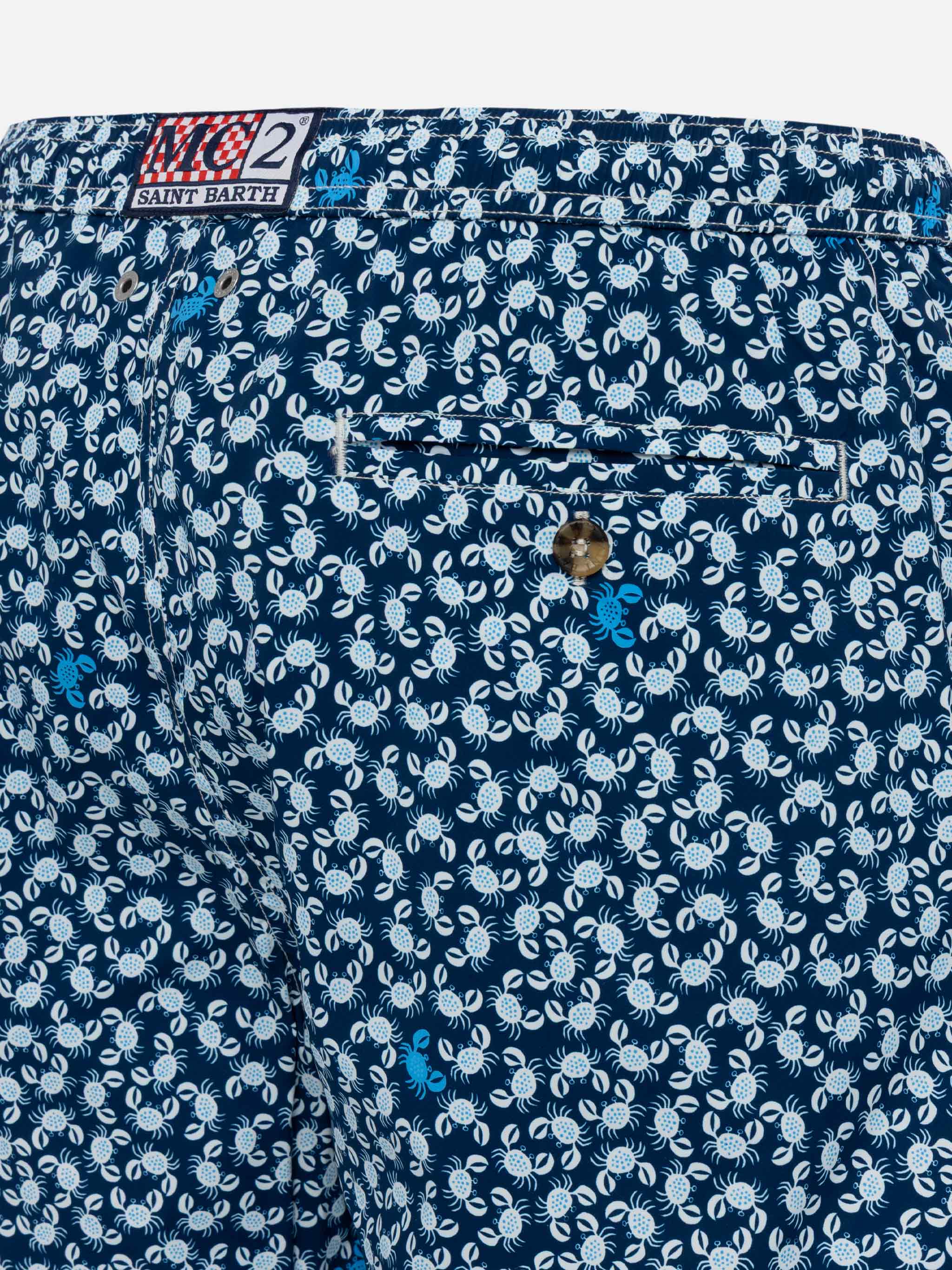 Costume mare Comfort Light con stampa granchi