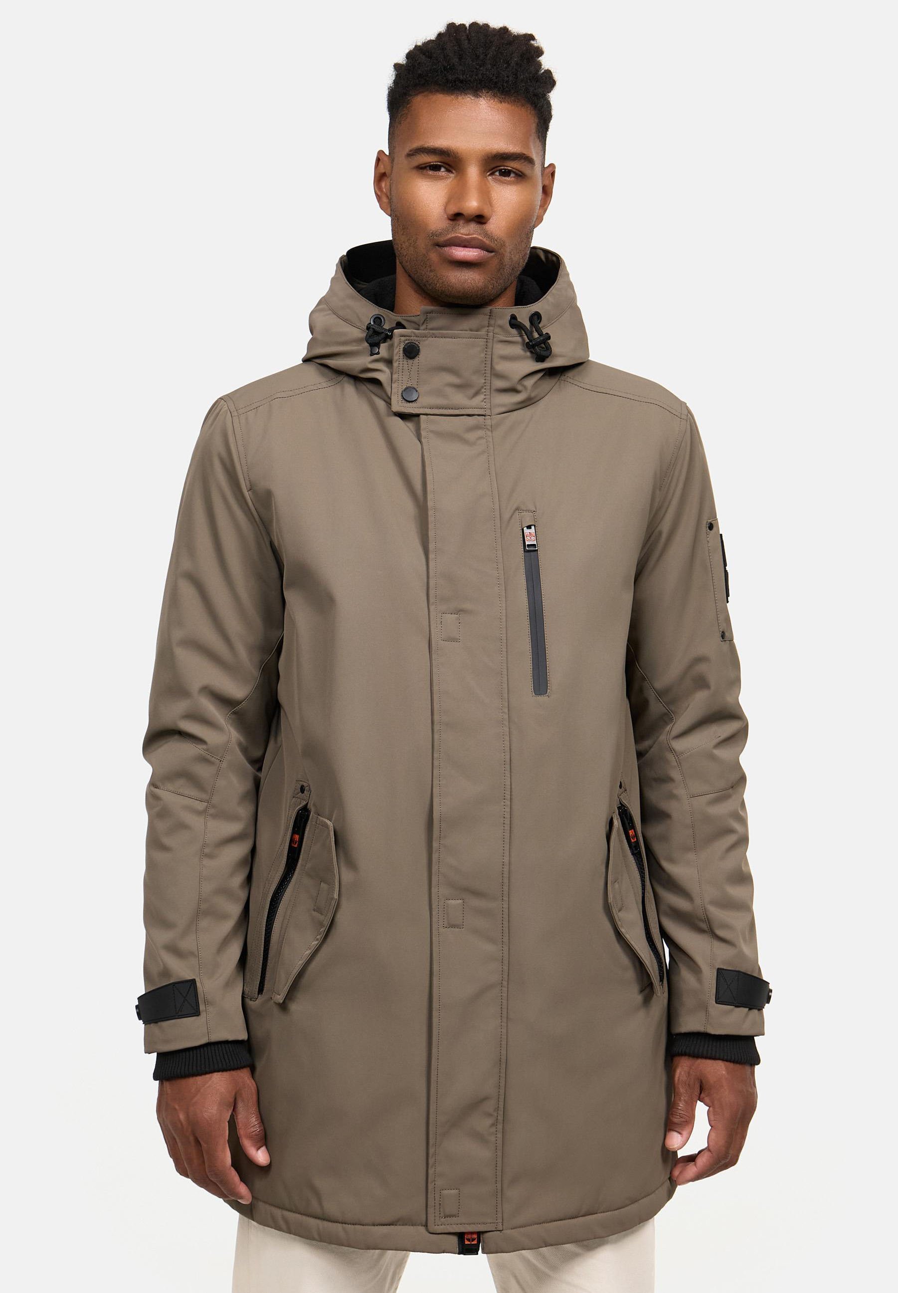 STONE HARBOUR LANZOO - Parka - marron pierre